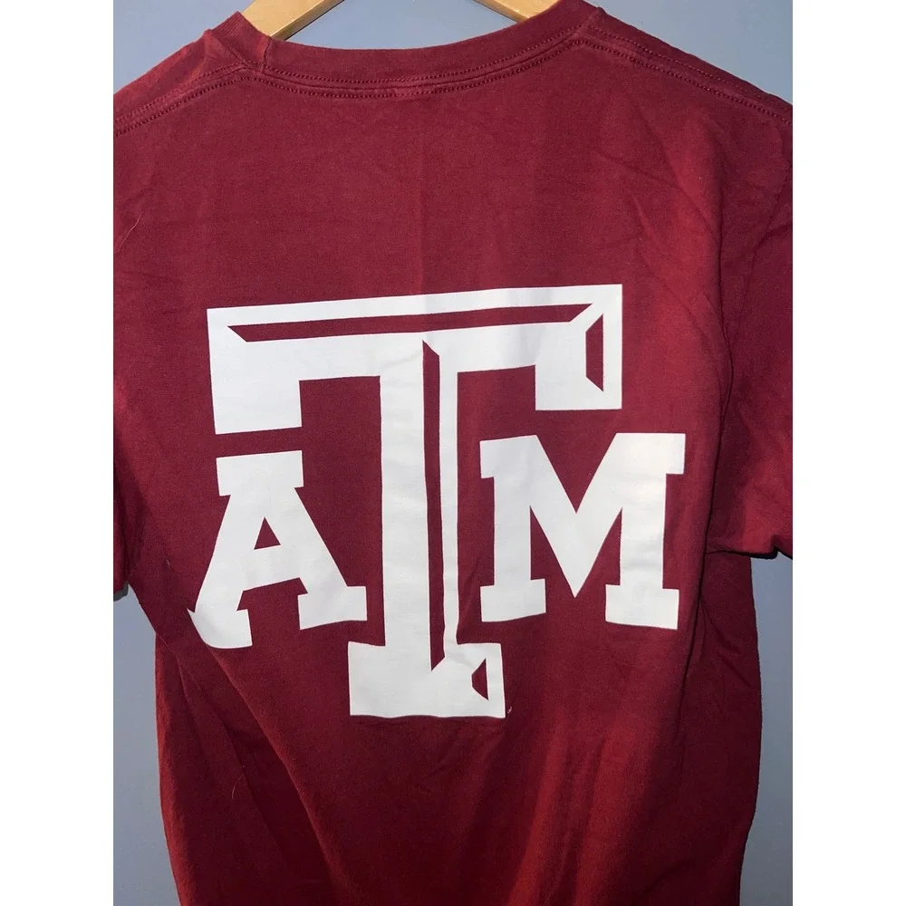 Fanatics Texas A&M Aggies Maroon T-Shirt Mens Small NCAA College Logo Tee